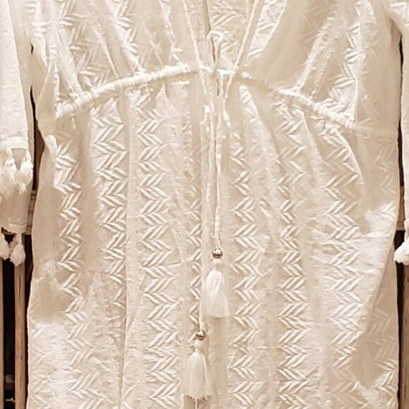 Spiaggia Dolce White Bathing Suit Swimwear Beach Pool Cover Up - Picture 4 of 10